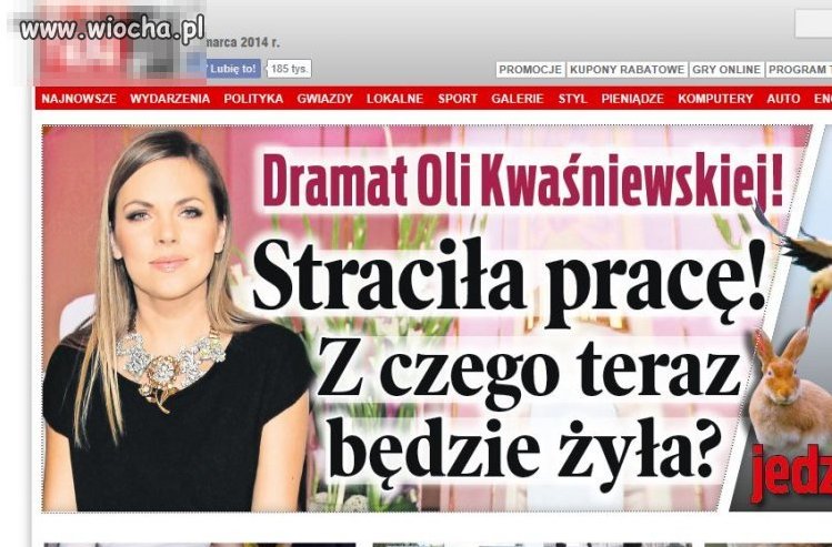 Ta ona ma dramat, a co mają ludzie powiedzieć 