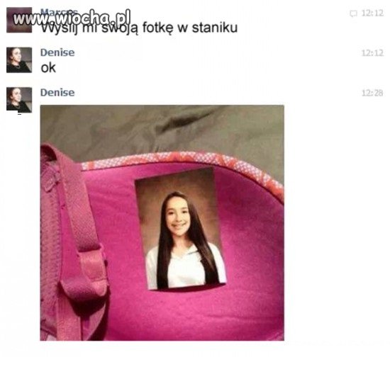 Fotka w staniku 