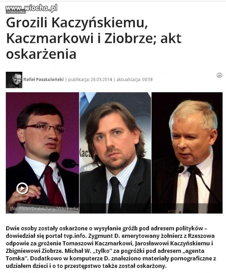 Oj nieładnie panie Michale...