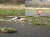 Wyrzucanie śmieci do rzeki, to dopiero wiocha...