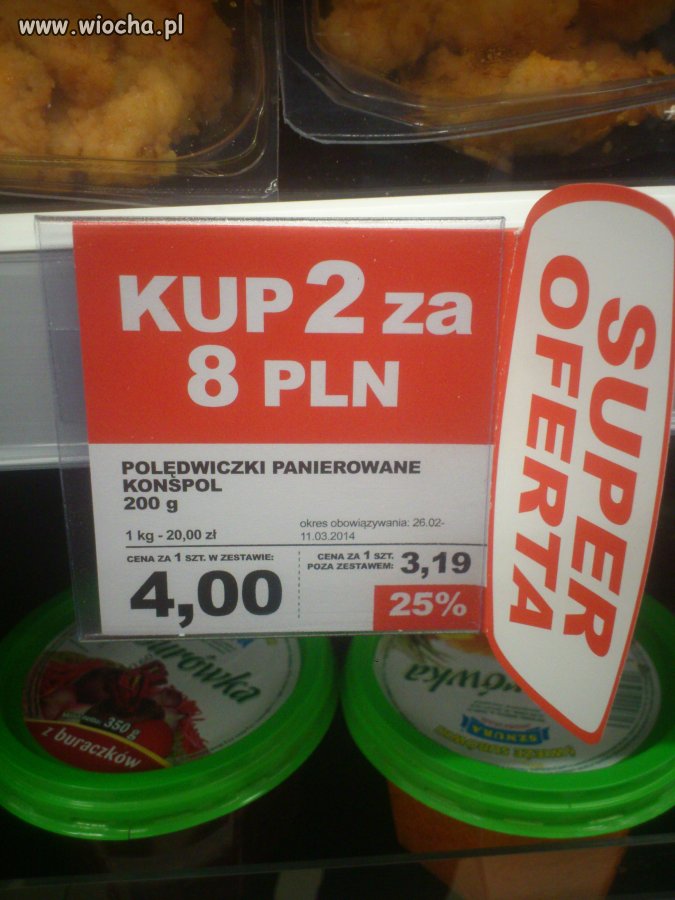 Super oferta w żabce 