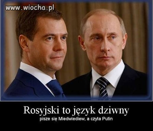 Rosyjski dziwny język