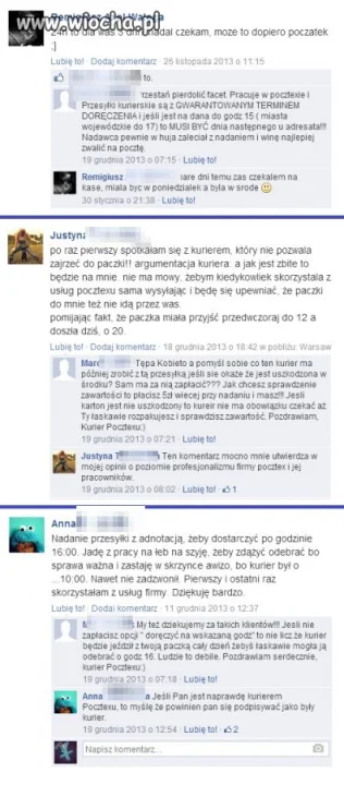 Pracownik firmy pocztex