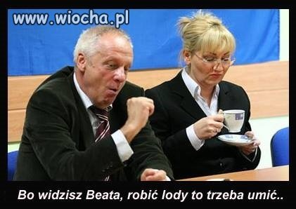 Lody to trzeba umieć robić
