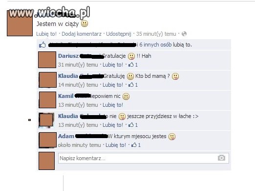 Następna głupia zabawa na Facebook'u