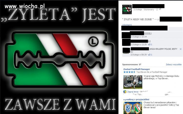 Najpierw naucz się ortografii a potem kibicuj...