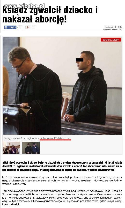 Służył i nauczał religii...