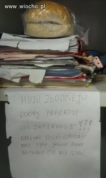 Wiadomość do złodzieja