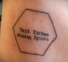 Tatuaż testowy