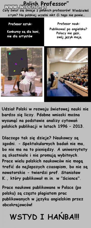 Cały świat się śmieje z polskich profesorów! 