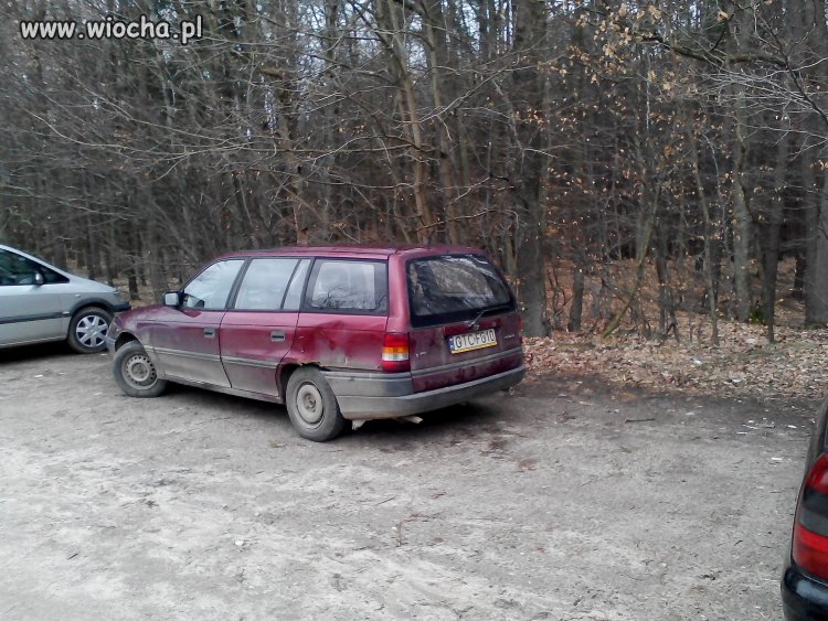 Parking przy szpitalu w Kościerzynie...