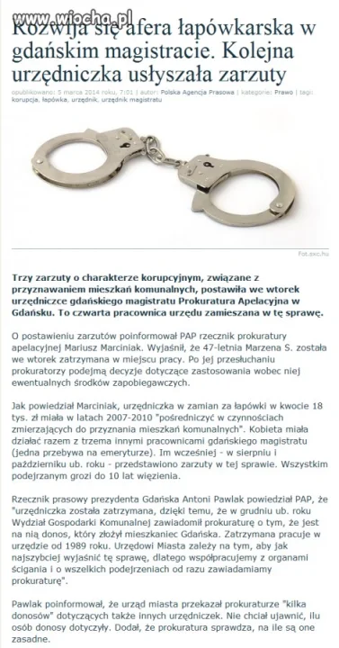 Mamy okolo 500 tysiecy urzednikow