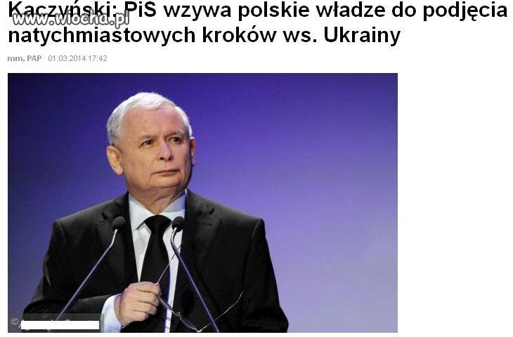 Gdyby on niestety był premierem...