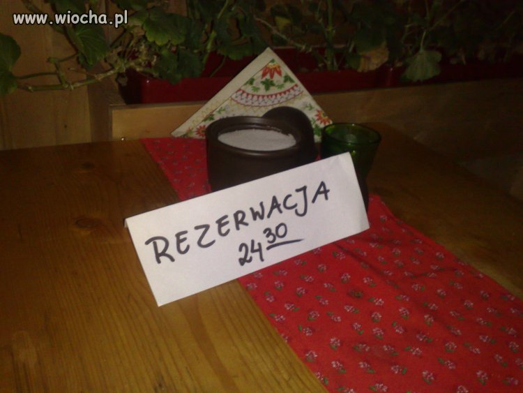 Rezerwacja stolika 