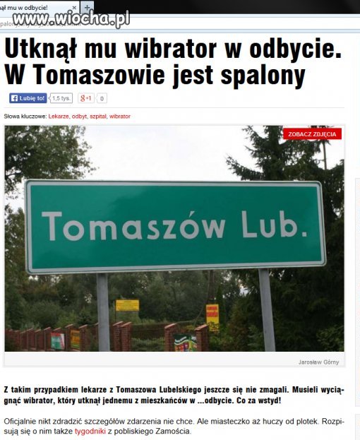 Utknął mu wibrator w odbycie...musiało boleć