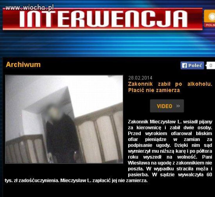 Półtora roku za zabicie dwóch osób... 