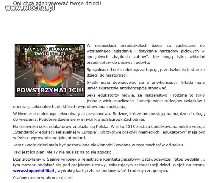 Stop Pedofilii !
