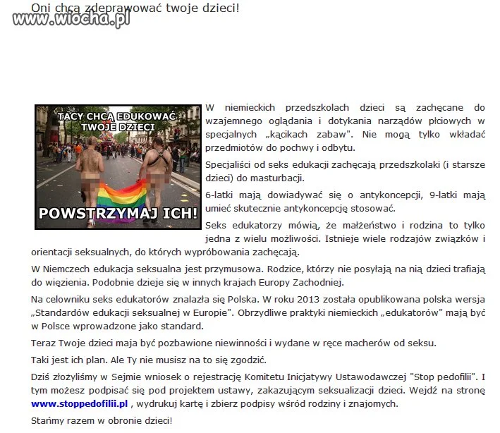 Stop Pedofilii !