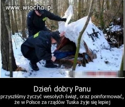 Wszyscy bezdomni dziękują Bogu