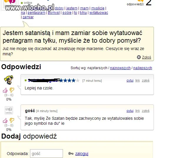 Ahaaa satanista 