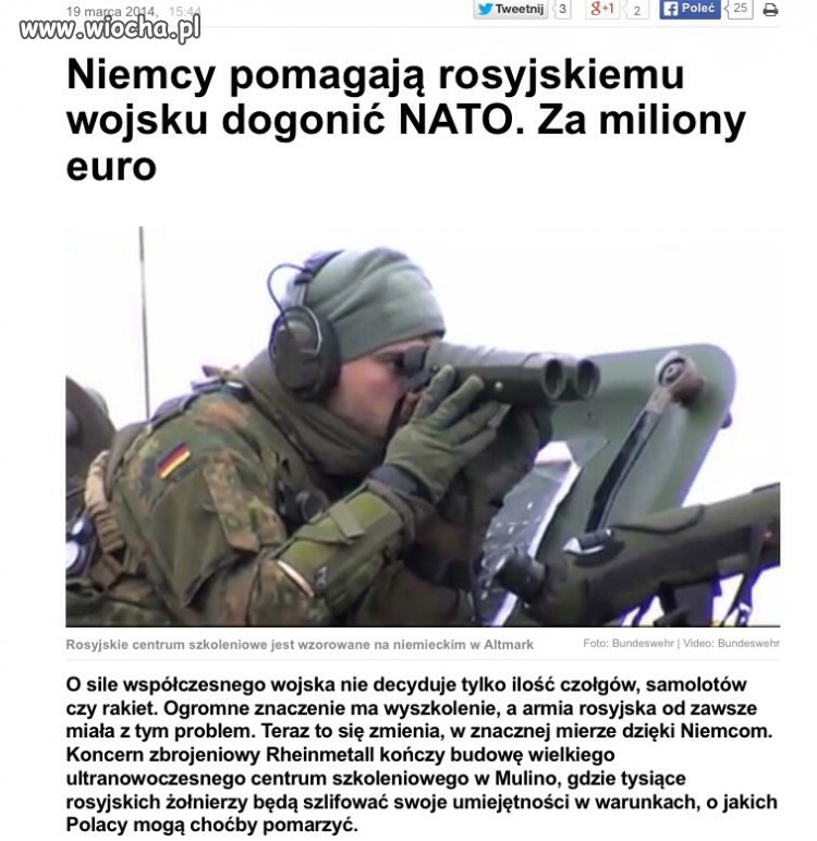 Polska "szkoliła" Ukraińców
