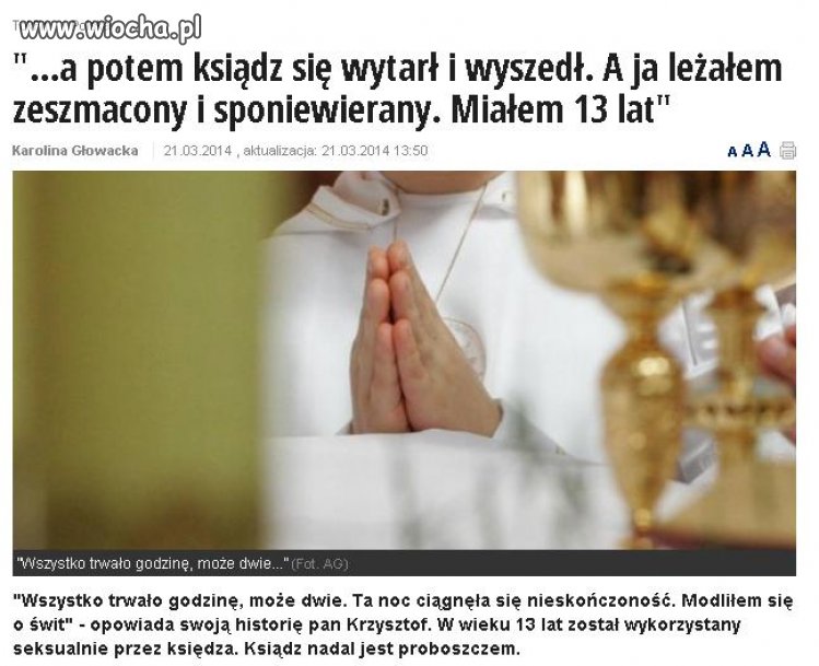 Ksiądz nadal jest proboszczem...