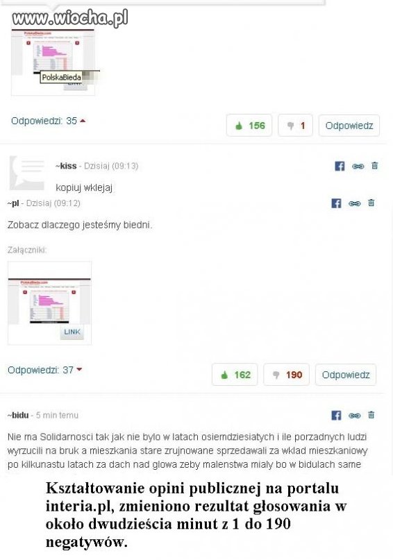 Fałszowanie wyników na interii