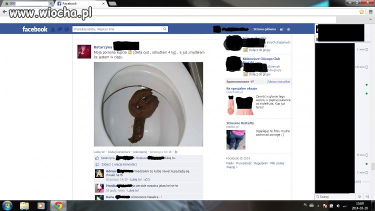 Wyznanie facebookowe...