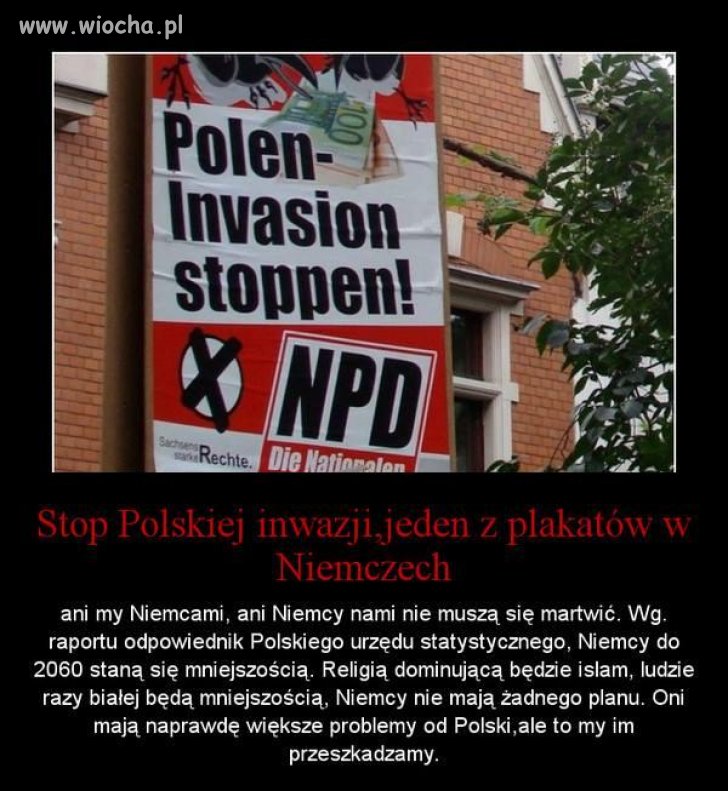 Plakat w Niemczech 