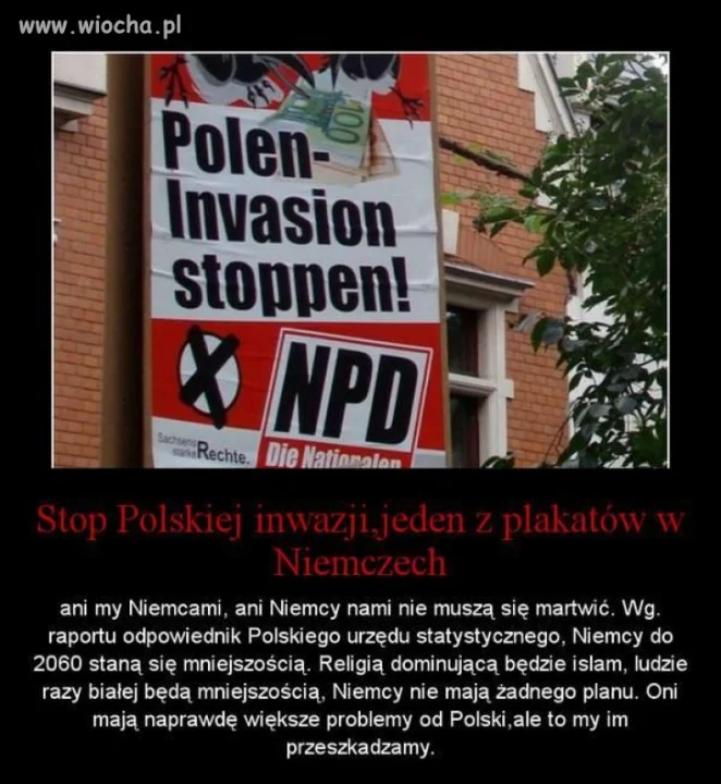 Plakat w Niemczech 