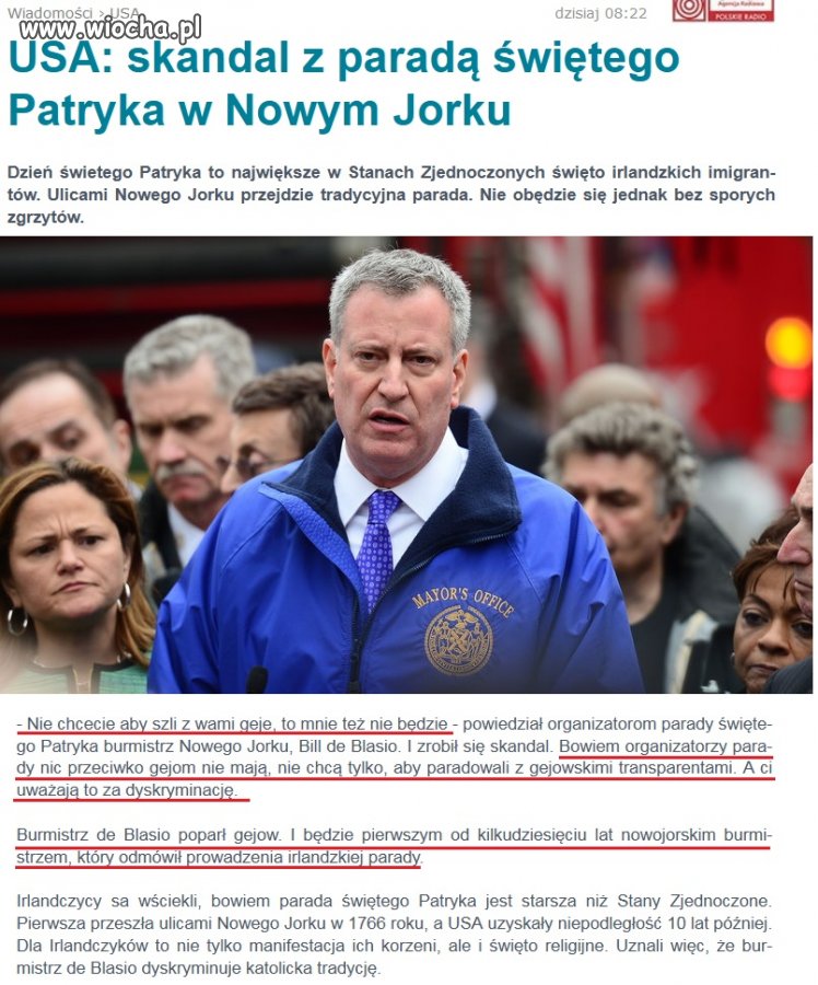 Nie zaprosisz na swoje święto gejów