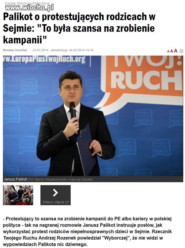 Największy wieśniak w polskim parlamencie