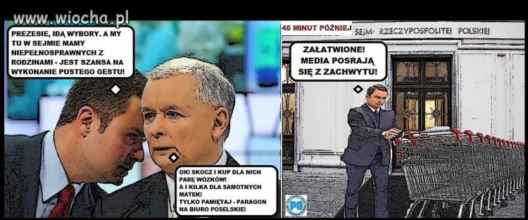 Politycy się starają.