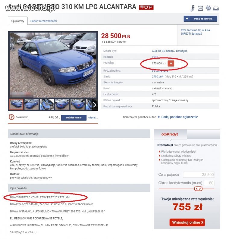 Tylko w POLSCE stan i przebieg do uzgodnienia 