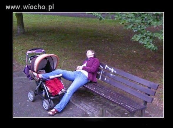 "Zmęczona" życiem mama 
