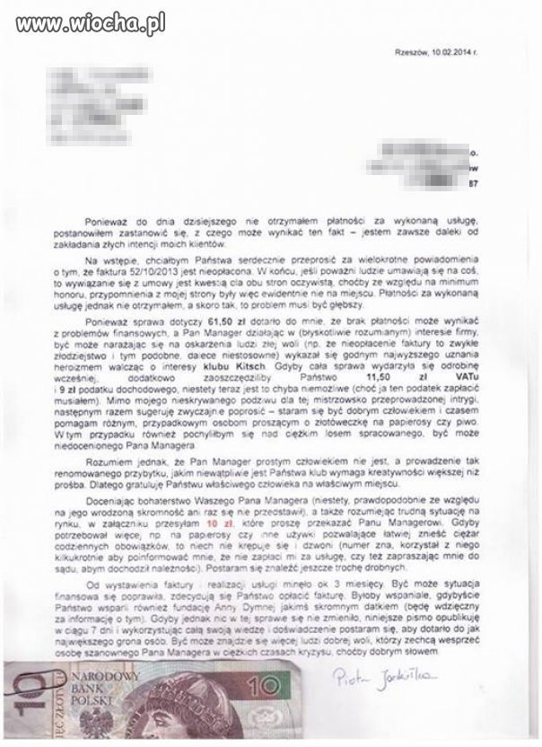 Sarkazm na mistrzowskim poziomie