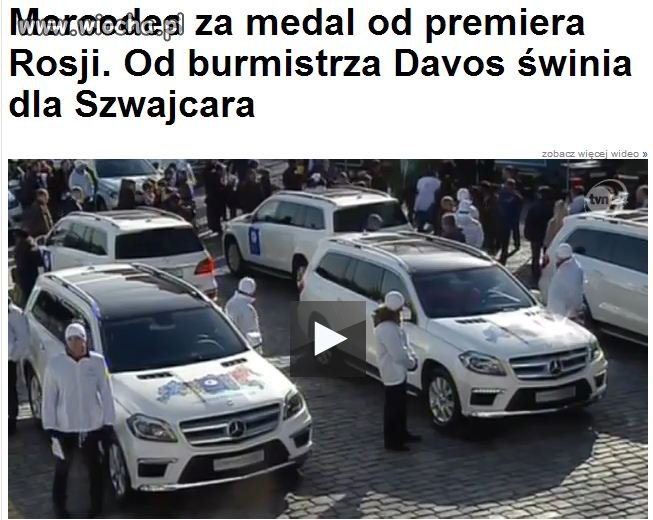 Jaki kraj taka i nagroda.