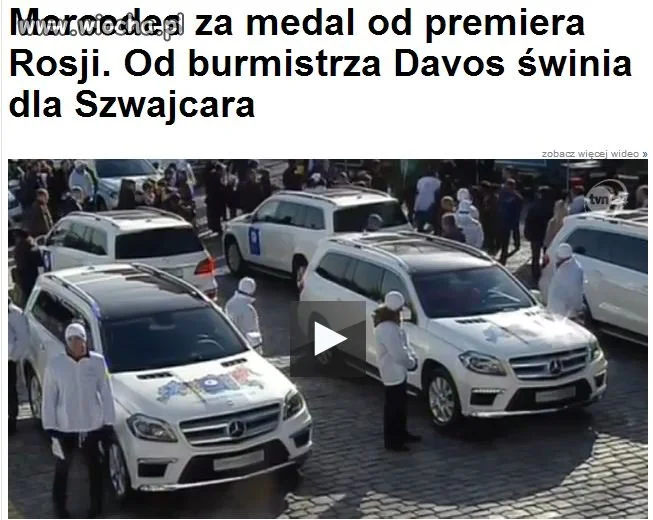 Jaki kraj taka i nagroda.