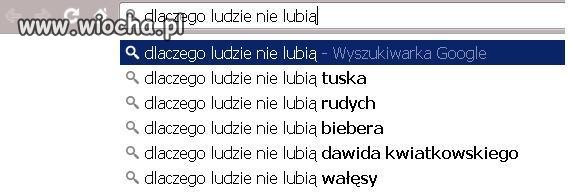 Ludzie nie lubią...