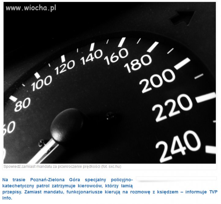 Spowiedź zamiast mandatu