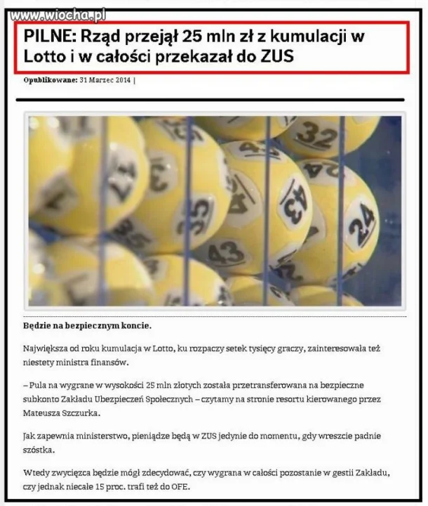 Znowu Tusk nas okradł! 