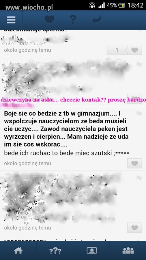 Dziewczyna pisze, że ma 12 lat...