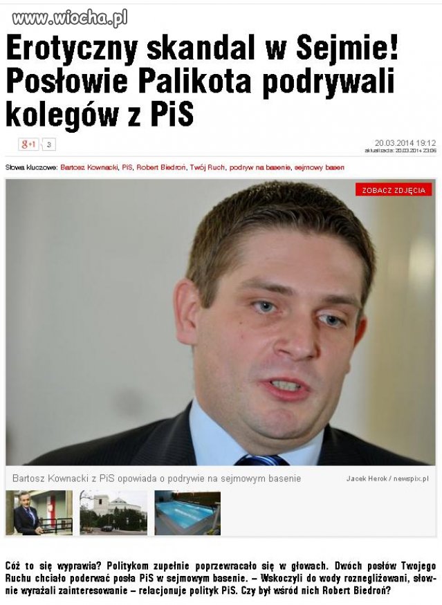 Bo ciężko się oprzeć widząc przystokniaków z PIS 