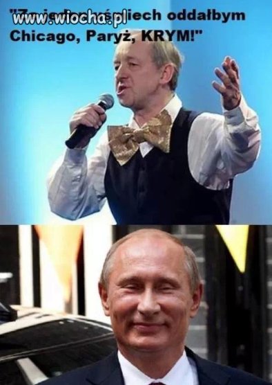 Za jeden uśmiech Putina