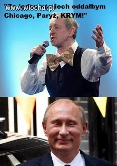 Za jeden uśmiech Putina
