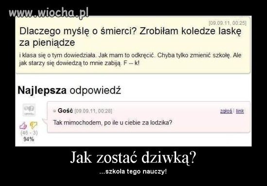Jak zostać dziwką? 