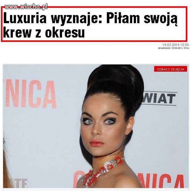 Uważam że po takim wyznaniu to powinna kandydować 