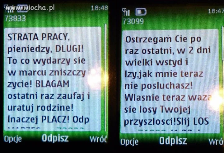 Chore SMSy w sieci Orange