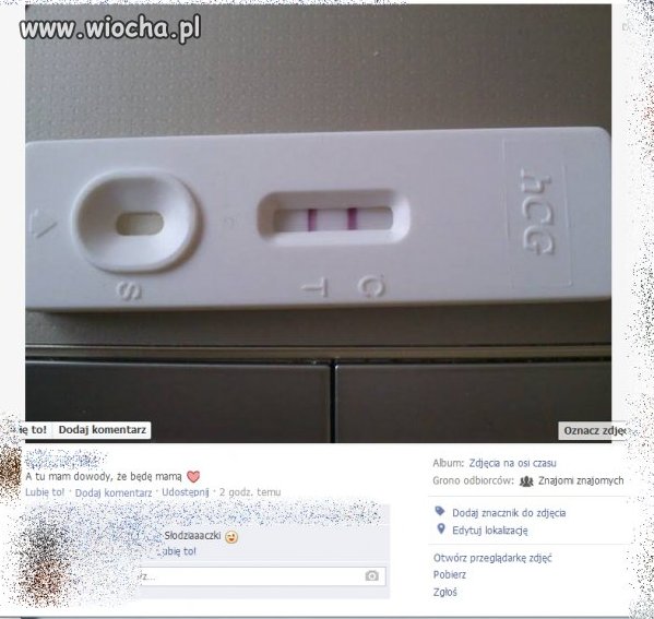 Wielka radość 16 letniej mamusi.