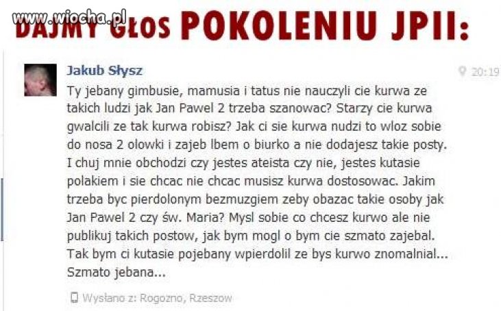 Pojechał...
